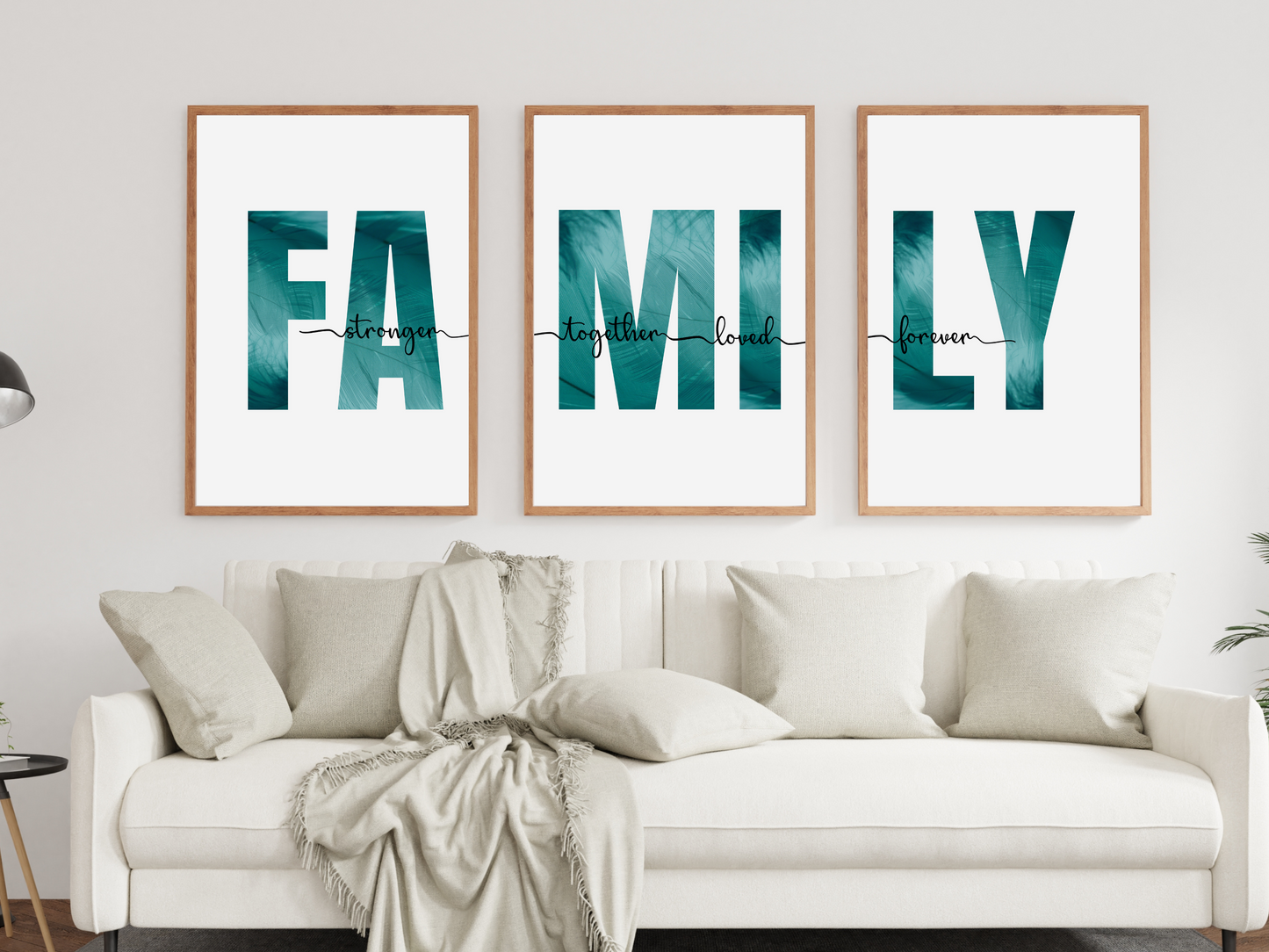 Green Family Wall Art Set - SRKD Designs