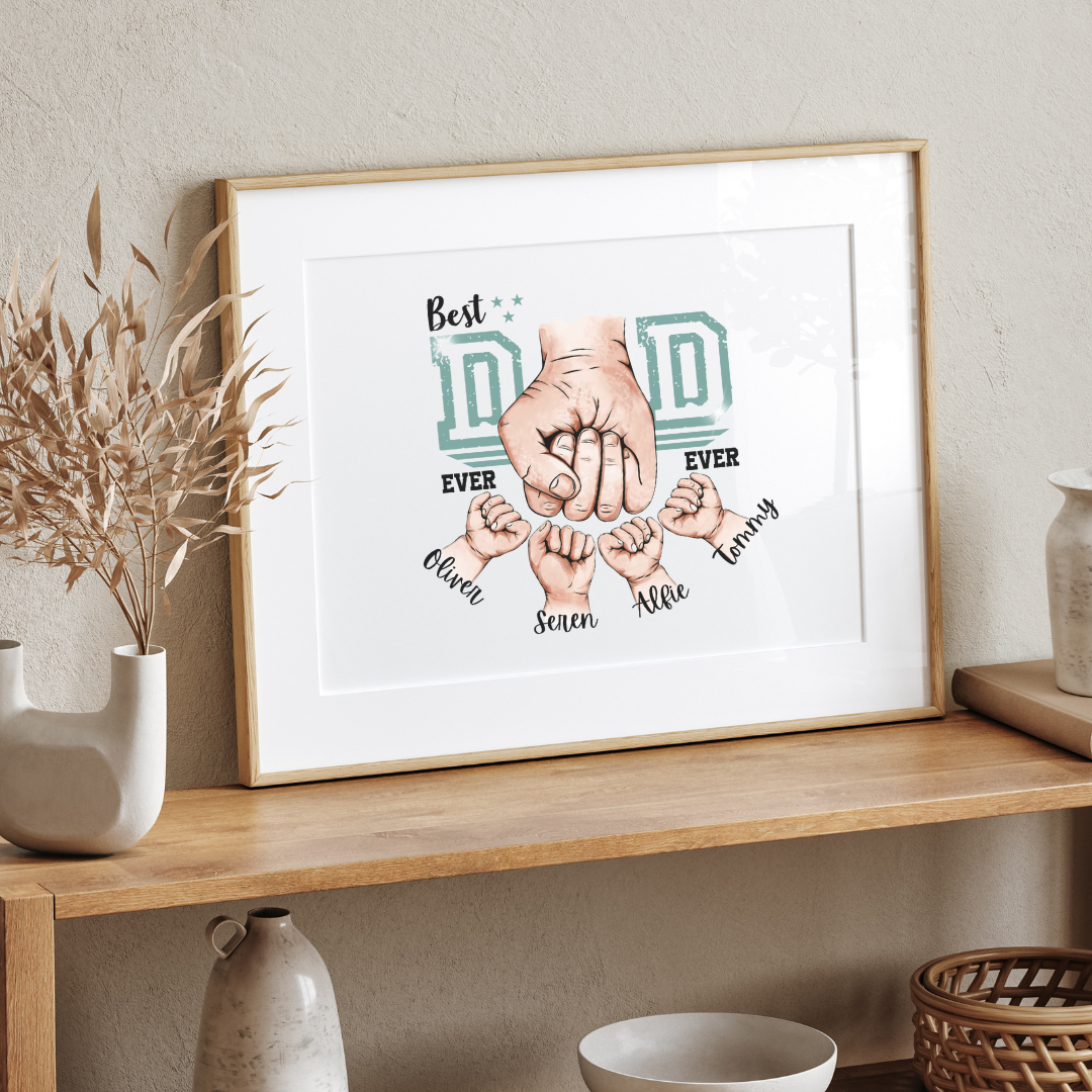 Fathers Day Hands Print - SRKD Designs