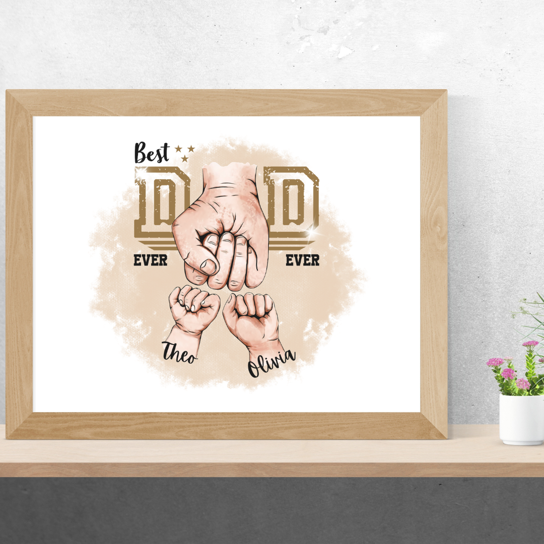 Fathers Day Hands Print - SRKD Designs