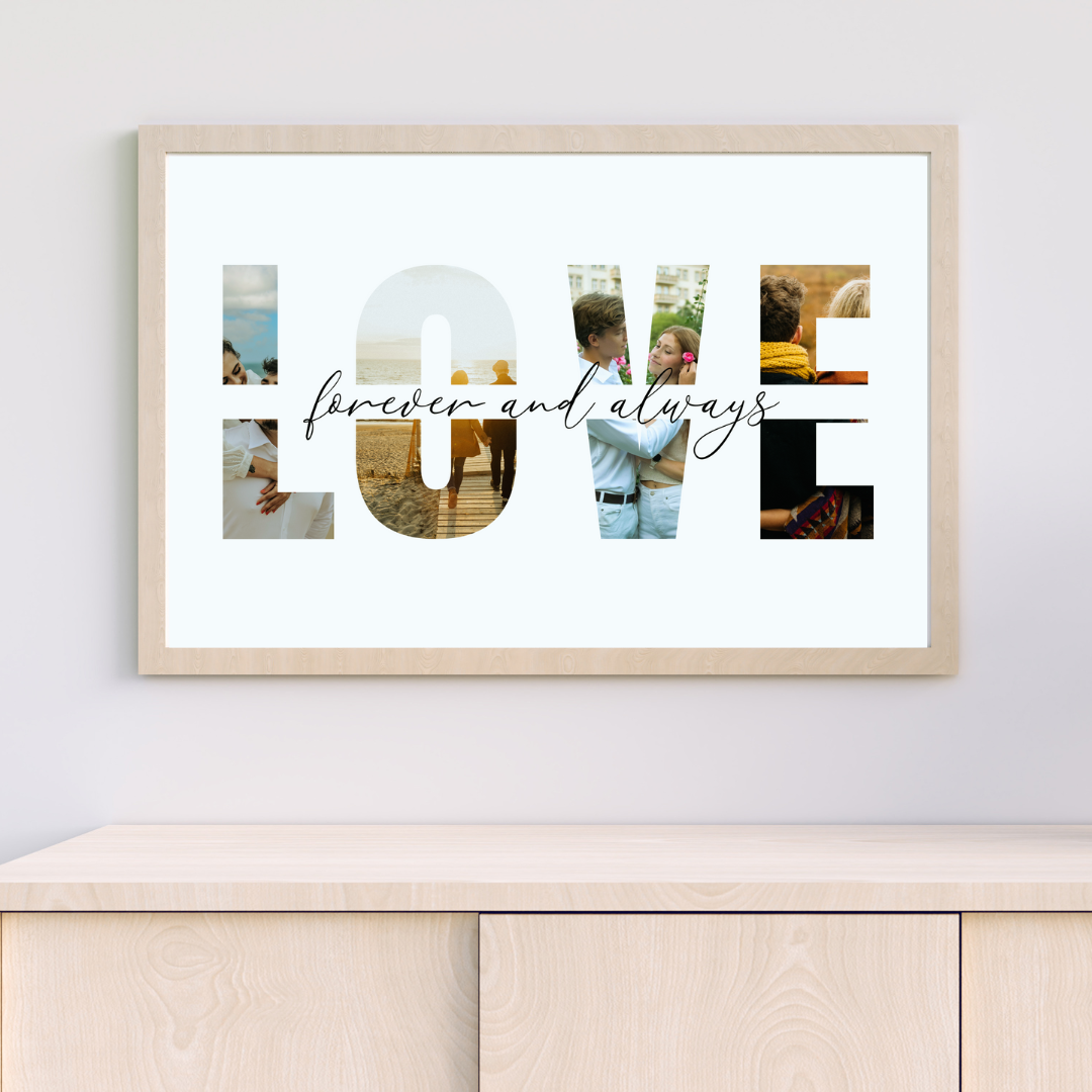 Love Photo Collage Print - SRKD Designs