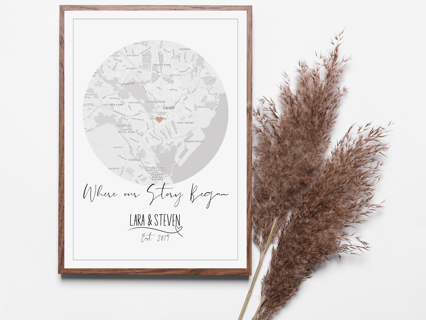 Beginnings Map Print - SRKD Designs