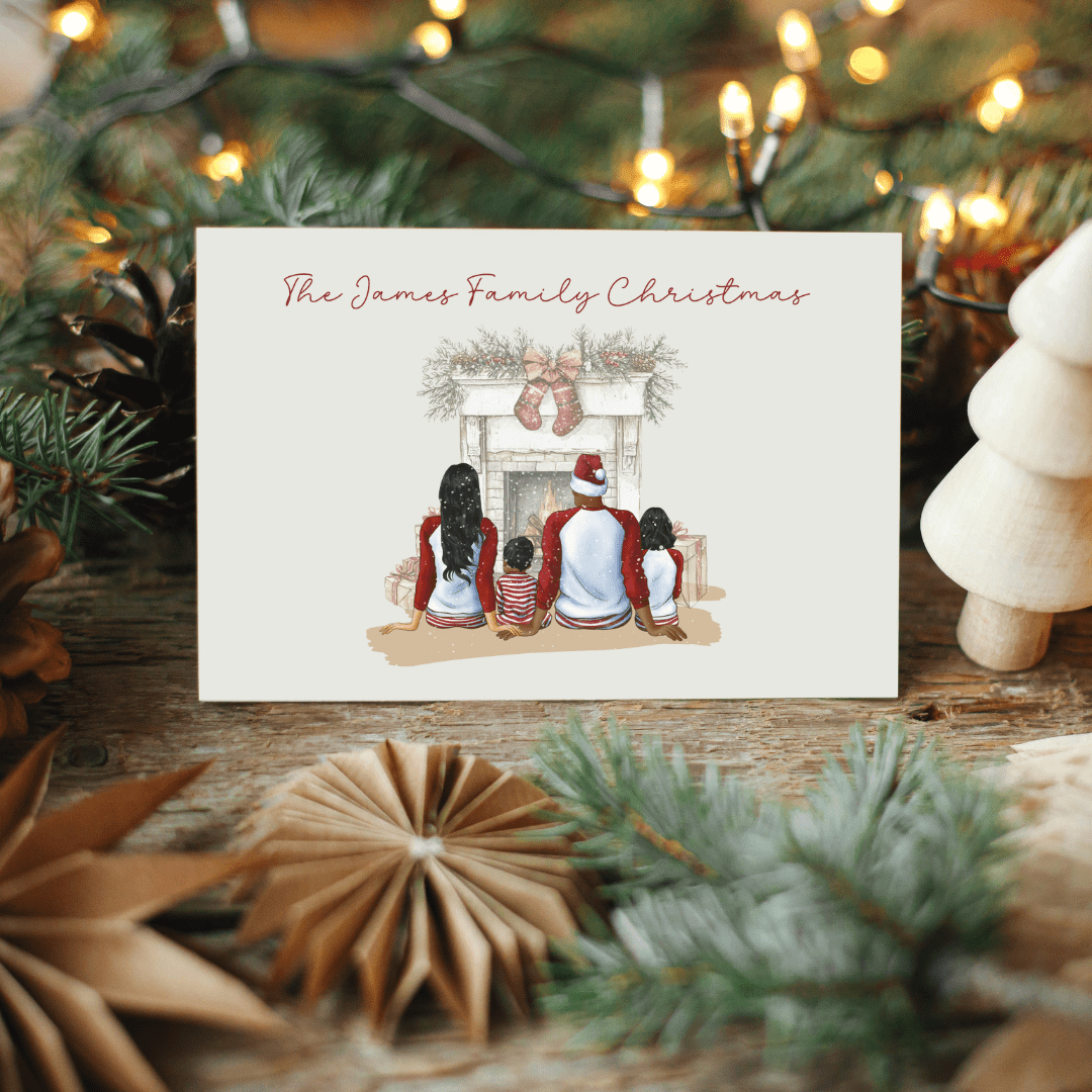 Cosy Christmas Family Print - SRKD Designs