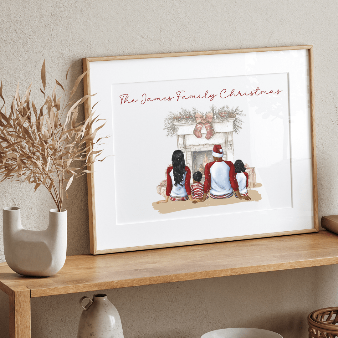 Cosy Christmas Family Print - SRKD Designs