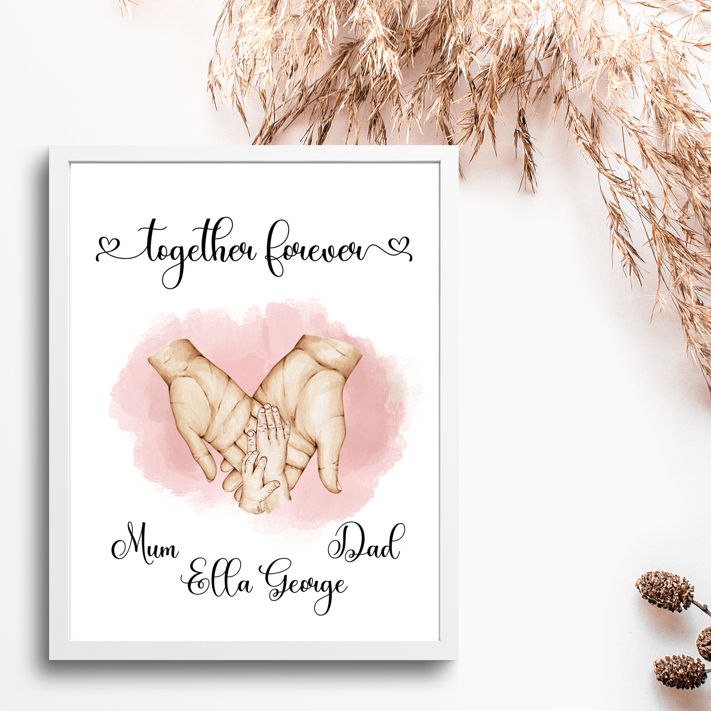 Family Hands Wall Art - SRKD Designs