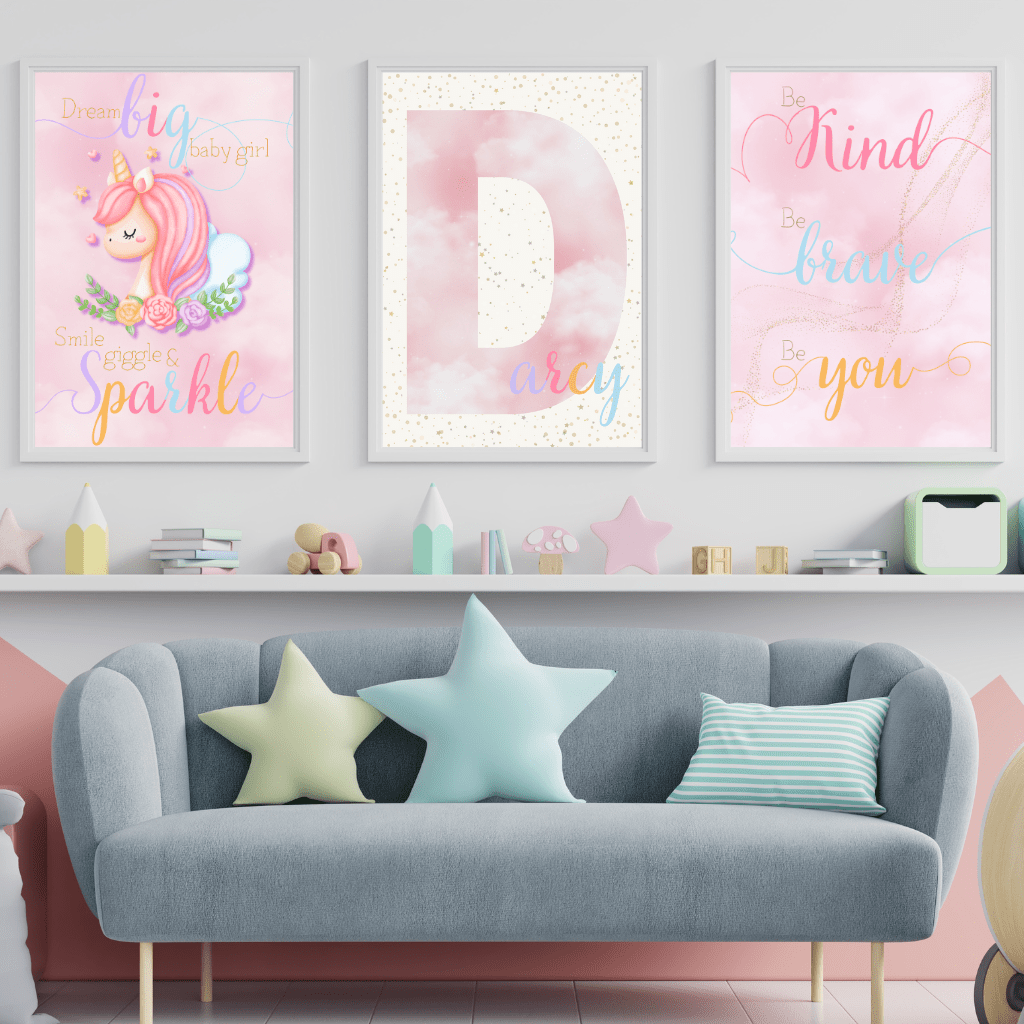 Sweet Unicorn Wall Art - SRKD Designs