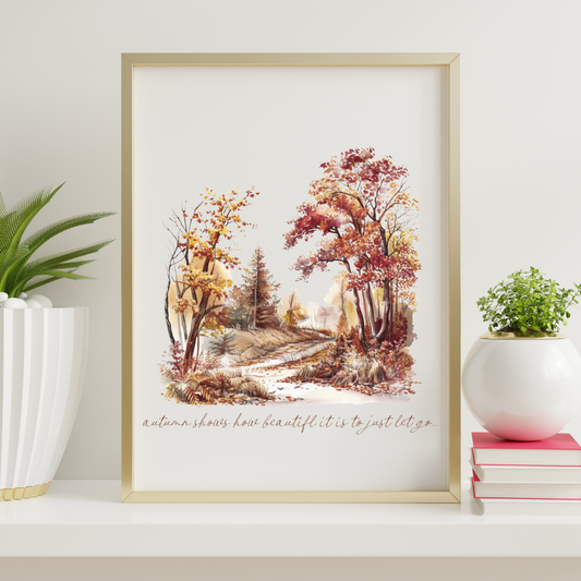 Autumn Changes Forest Print