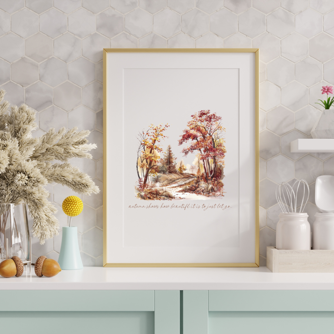 Autumn Changes Forest Print