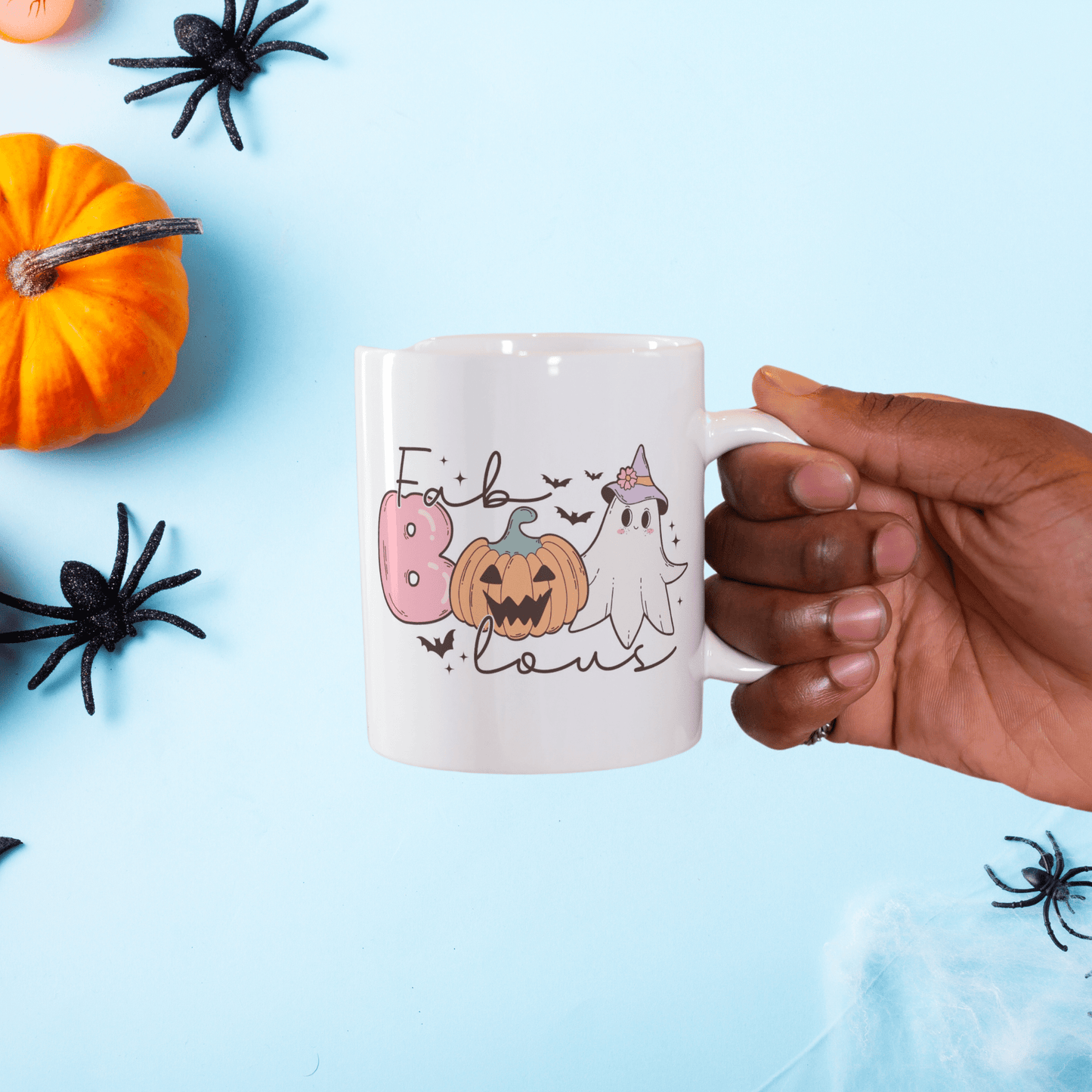 Faboolous Halloween Mug with Personalisation - SRKD Designs