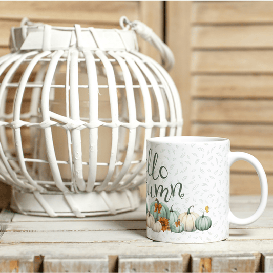 Green Autumn Mug - SRKD Designs