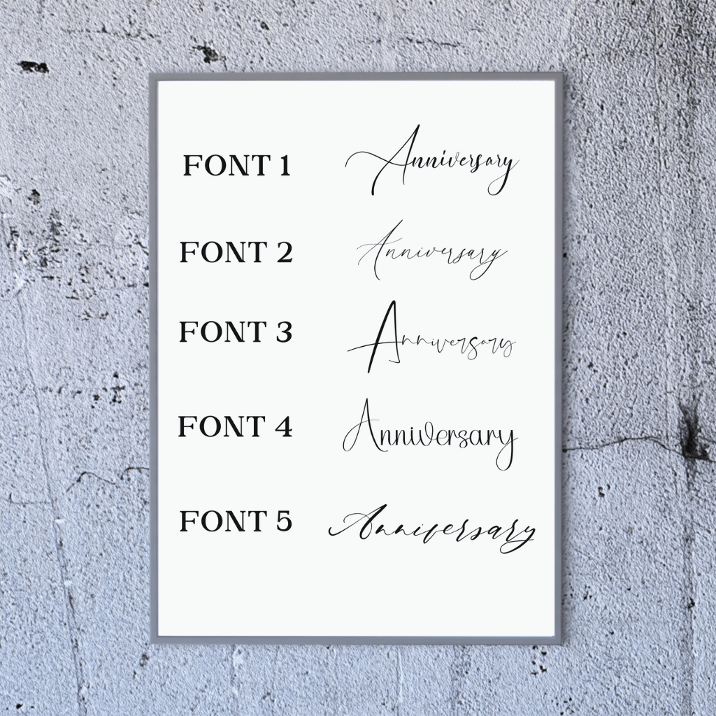 Anniversary Photo Collage Print - SRKD Designs