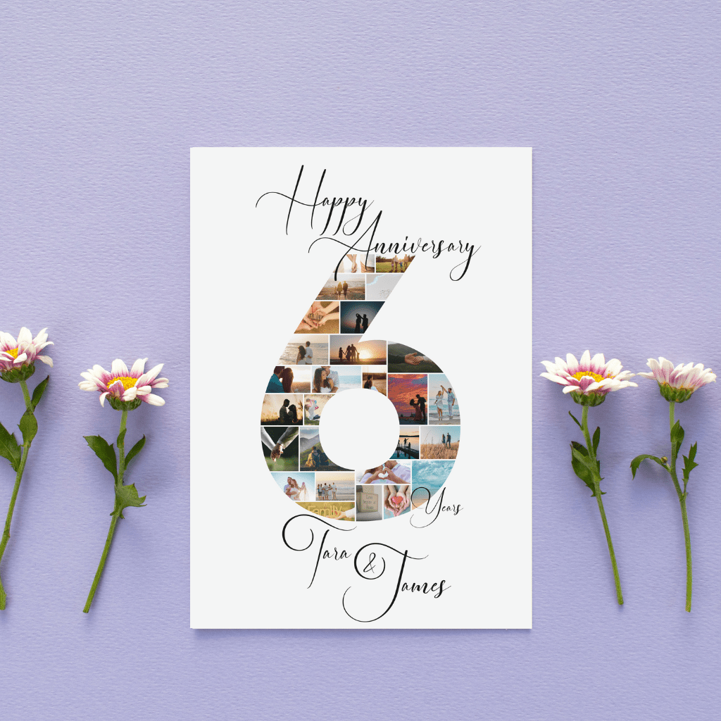 Anniversary Photo Collage Print - SRKD Designs