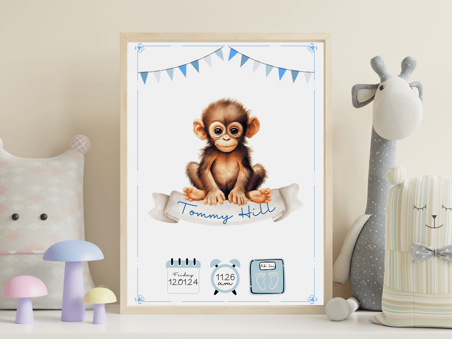 Birth Announcement Print - SRKD Designs