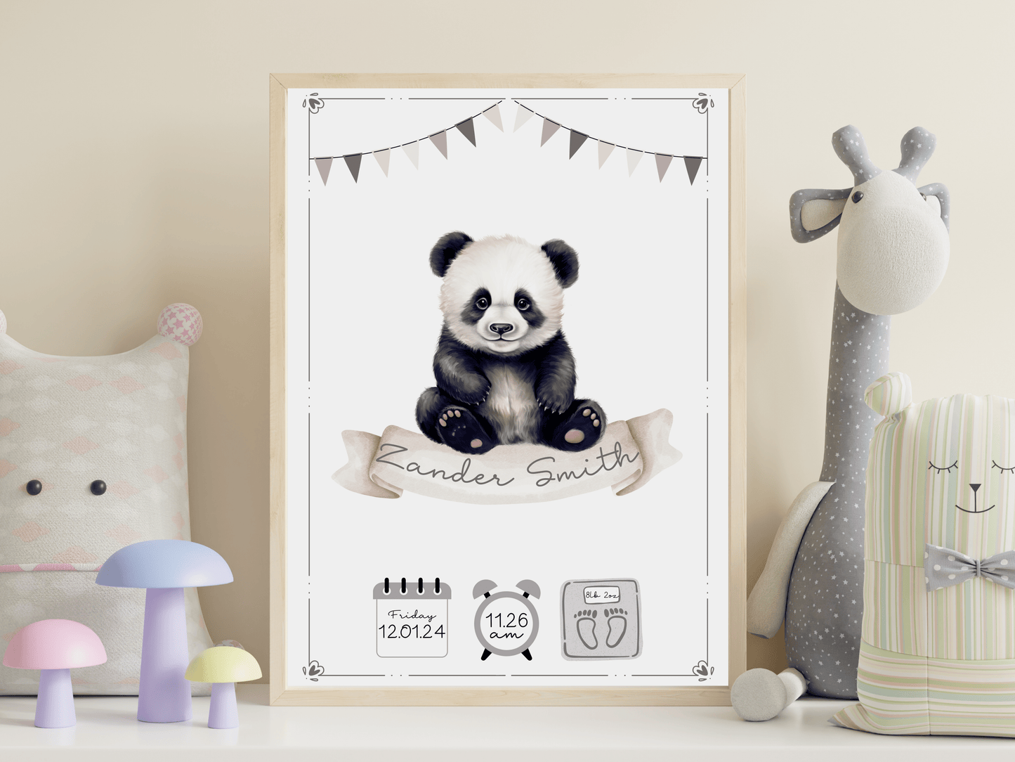 Birth Announcement Print - SRKD Designs