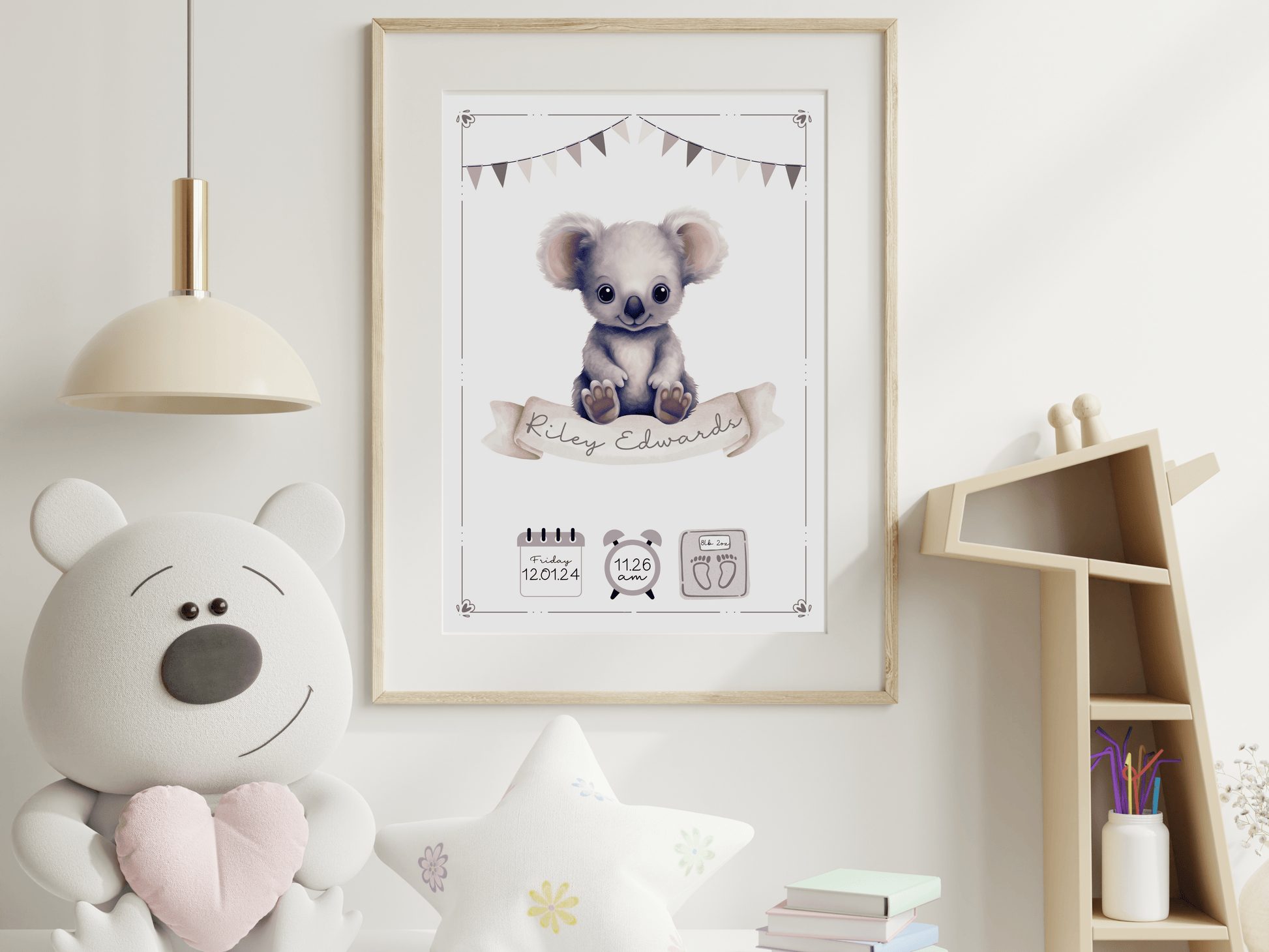 Birth Announcement Print - SRKD Designs