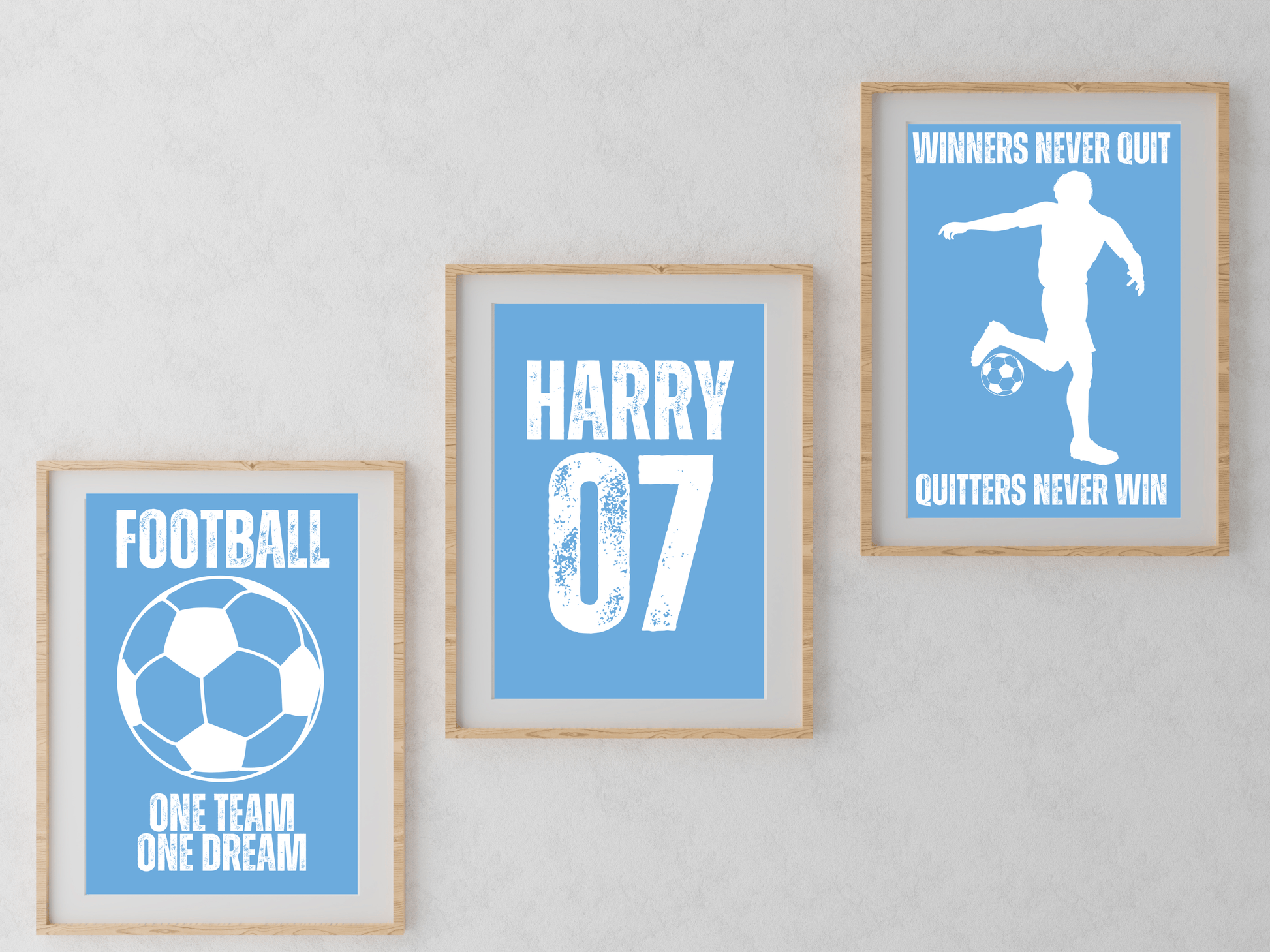 Football Wall Art Trio - SRKD Designs