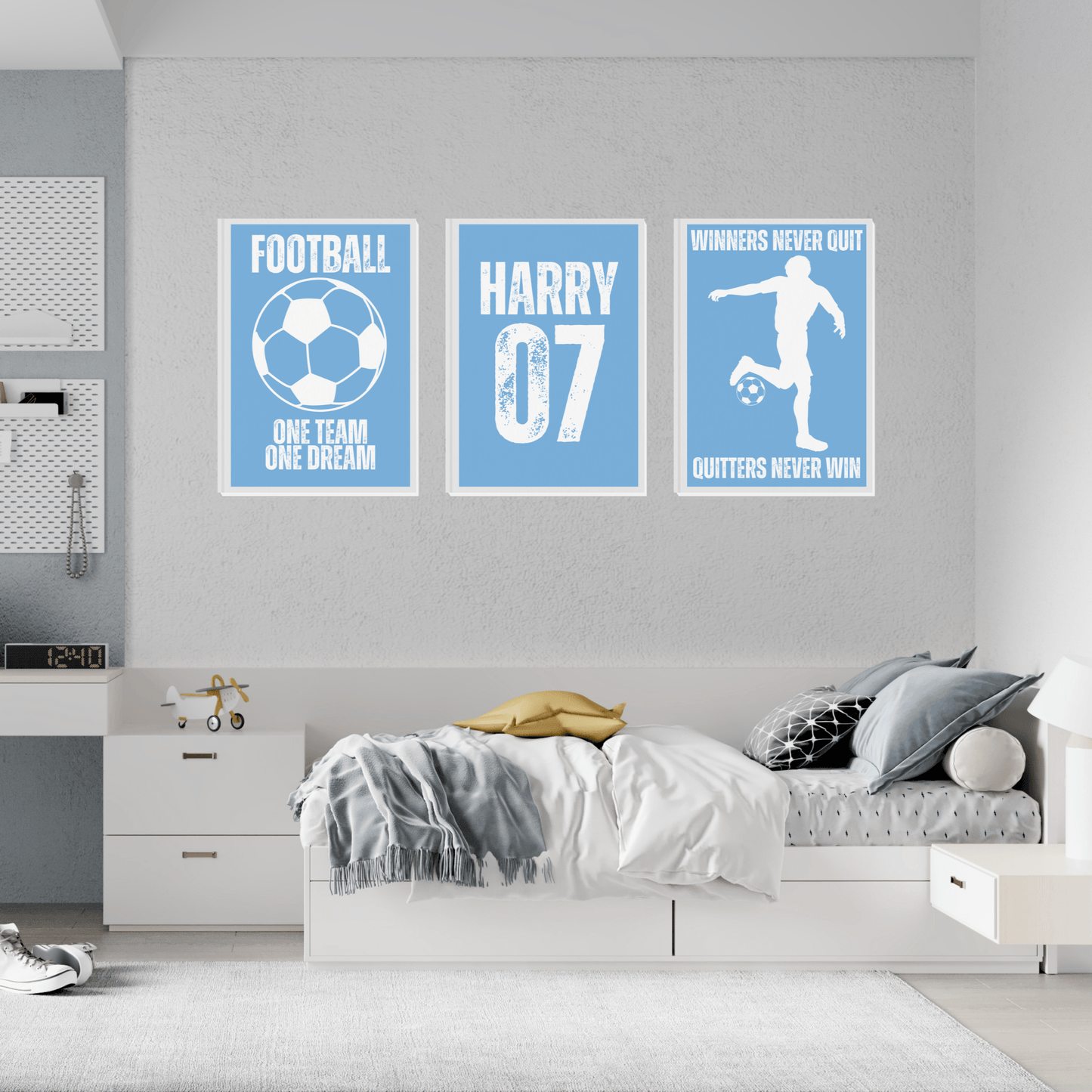 Football Wall Art Trio - SRKD Designs