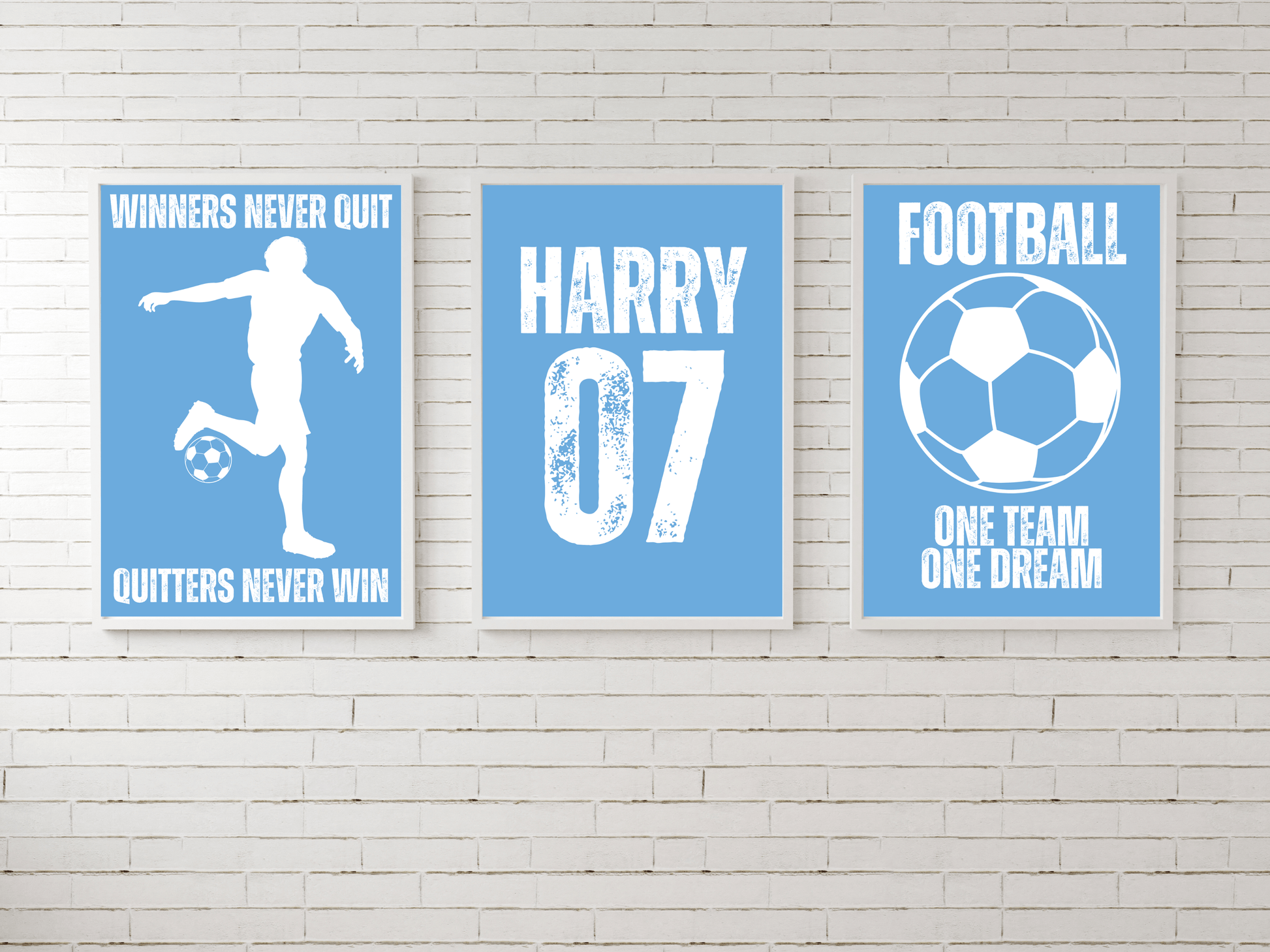 Football Wall Art Trio - SRKD Designs