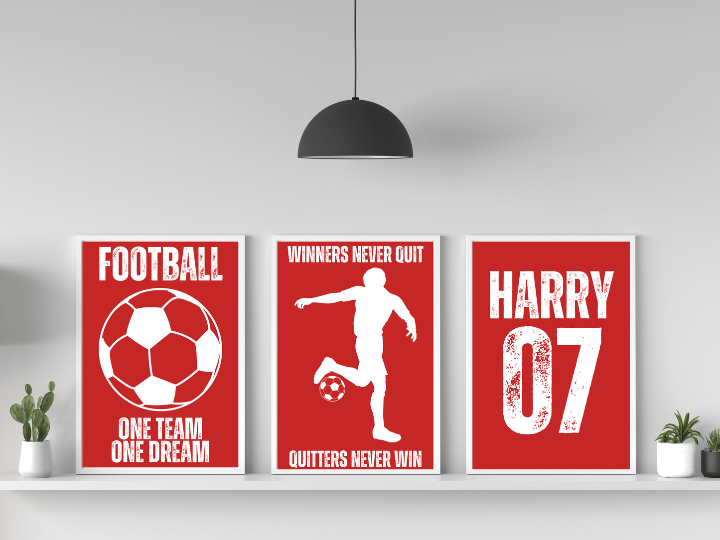 Football Wall Art Trio - SRKD Designs