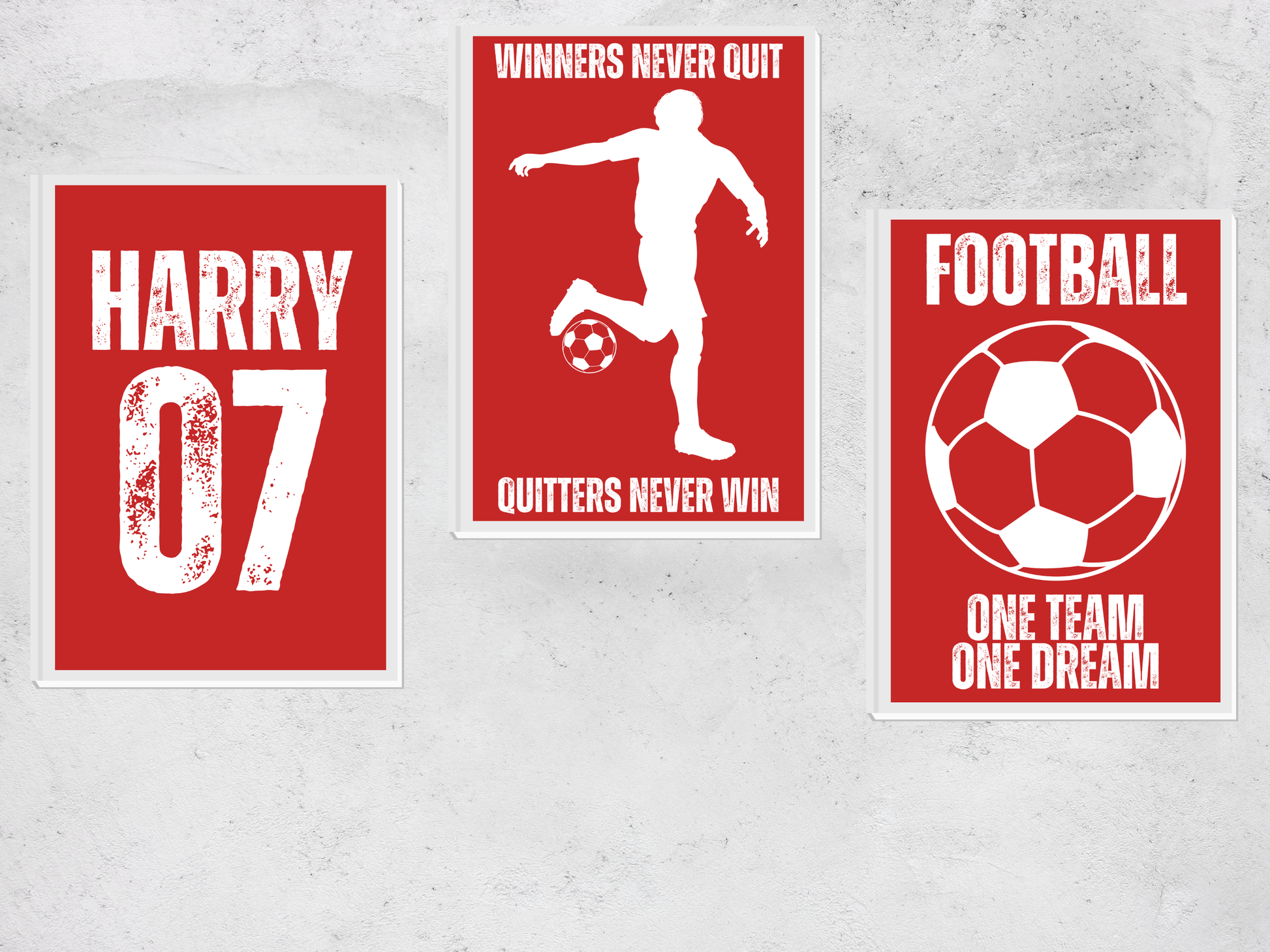 Football Wall Art Trio - SRKD Designs