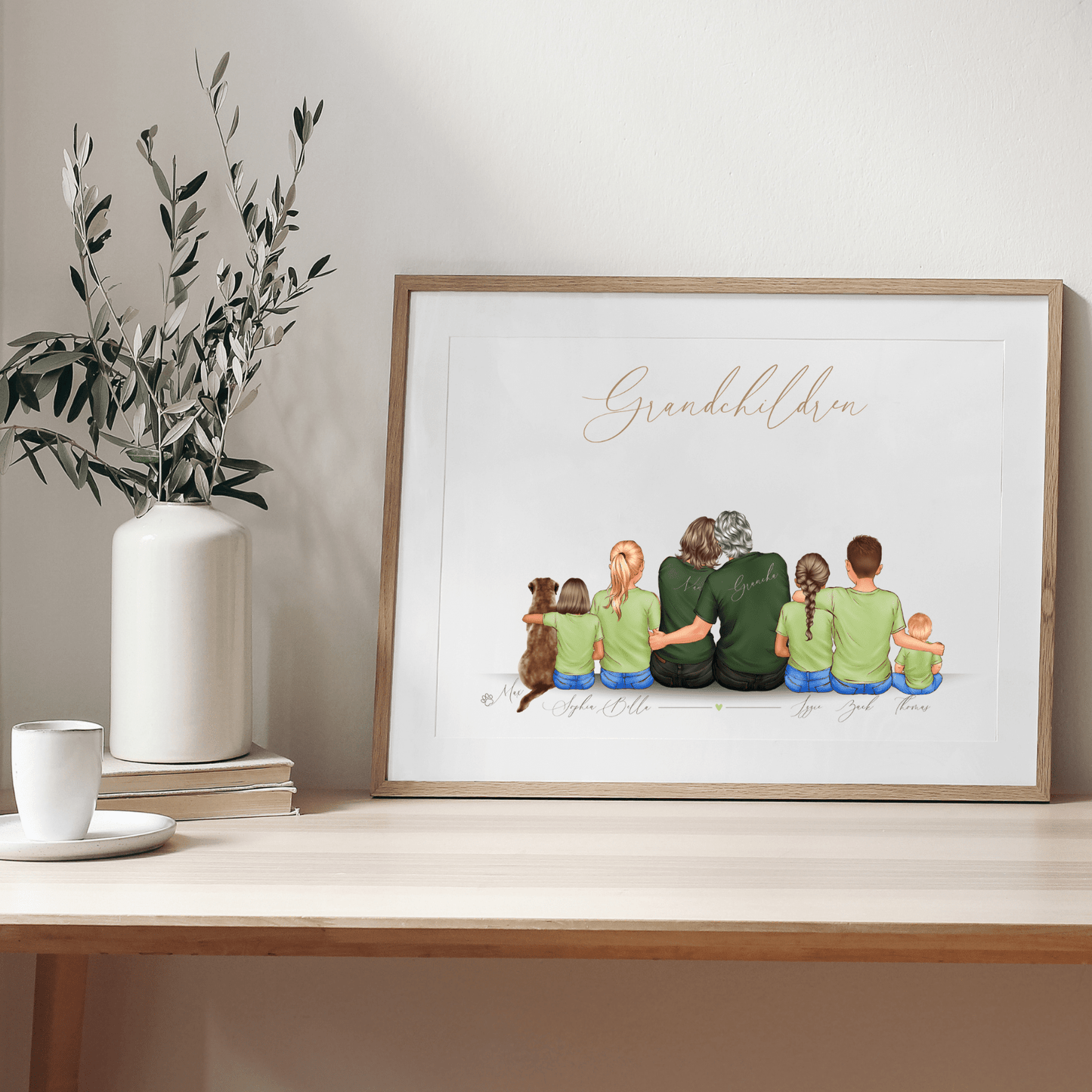 Custom Grandchildren Print - SRKD Designs