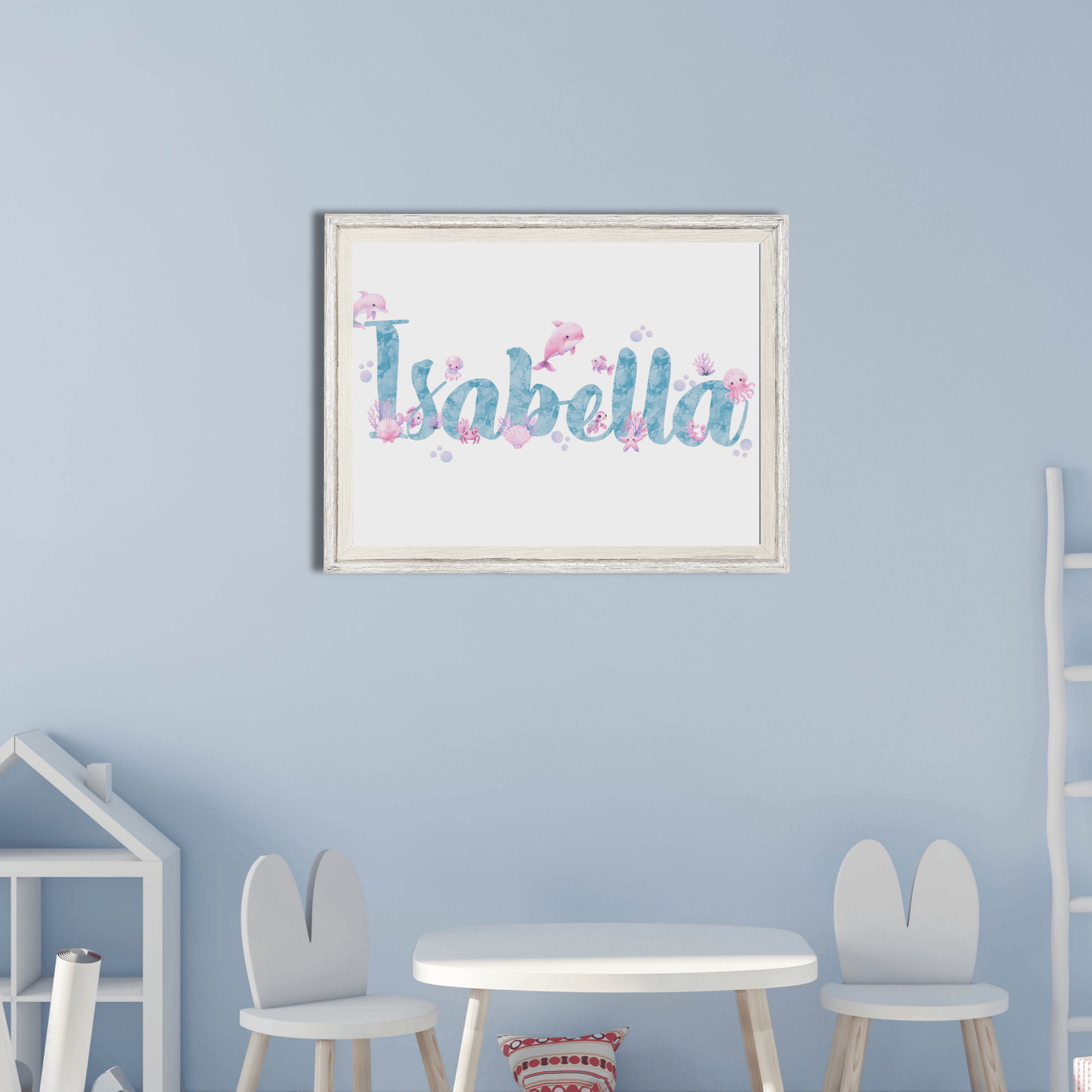 Cute Under the Sea Name Print - SRKD Designs