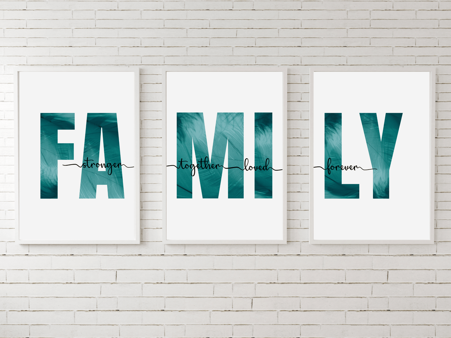 Green Family Wall Art Set