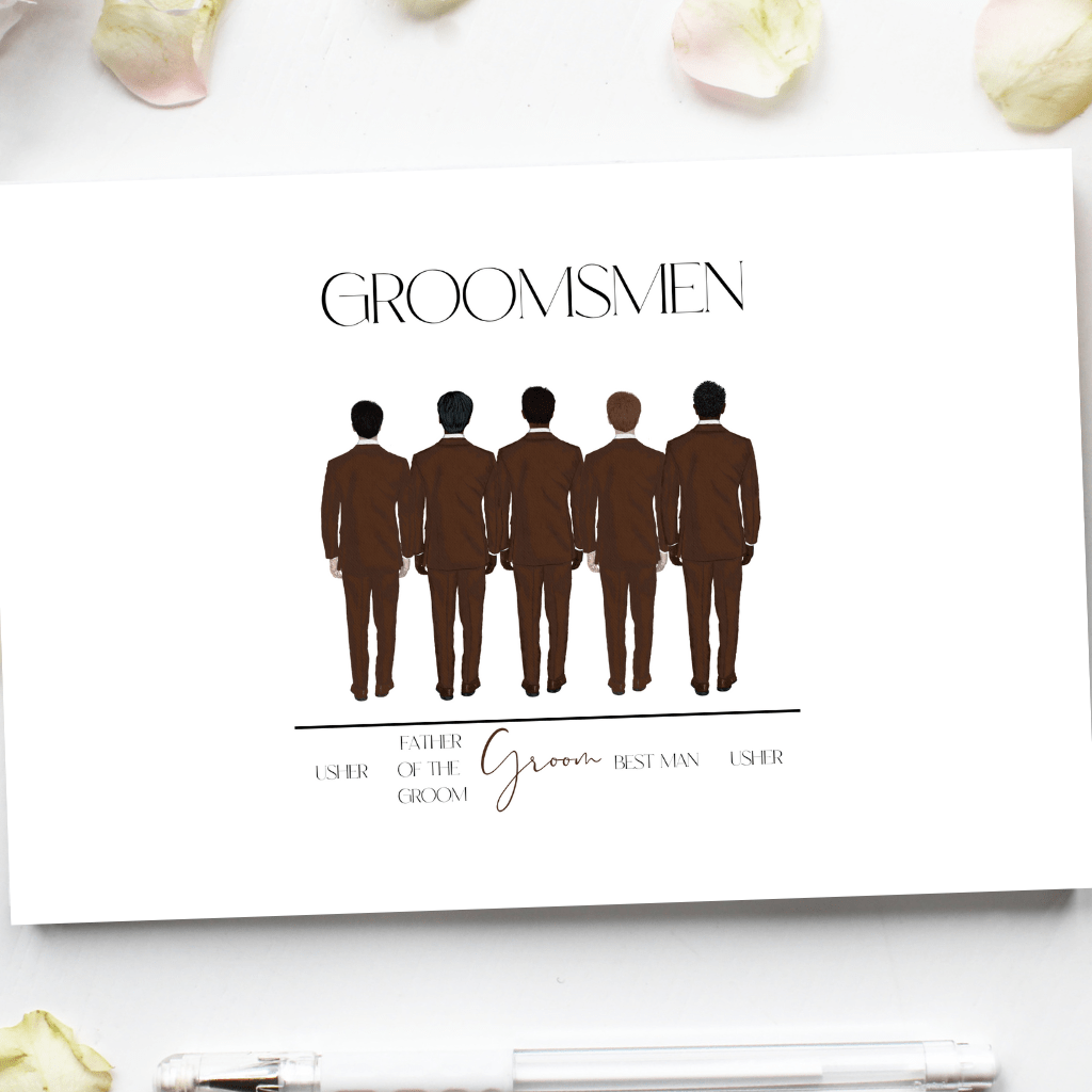 Groomsmen Wedding Print - SRKD Designs