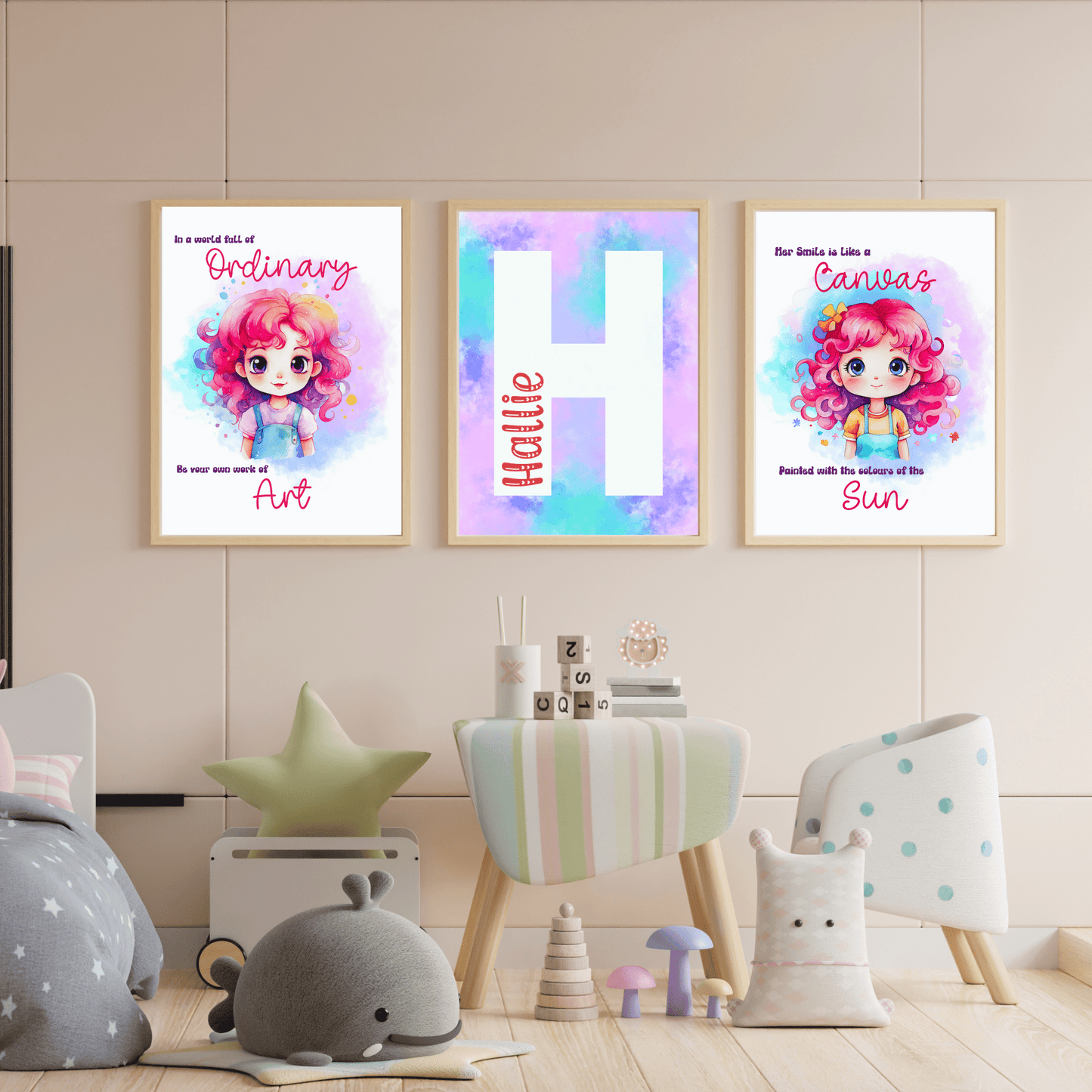 Little Artist Wall Art Set