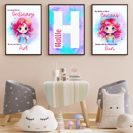 Little Artist Wall Art Set