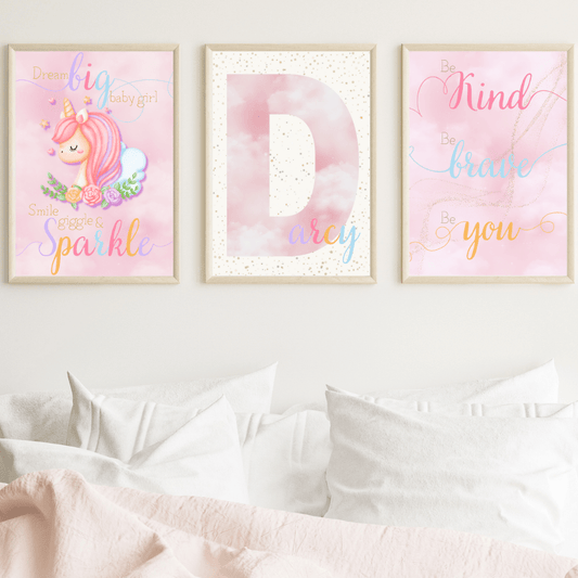 Sweet Unicorn Wall Art - SRKD Designs