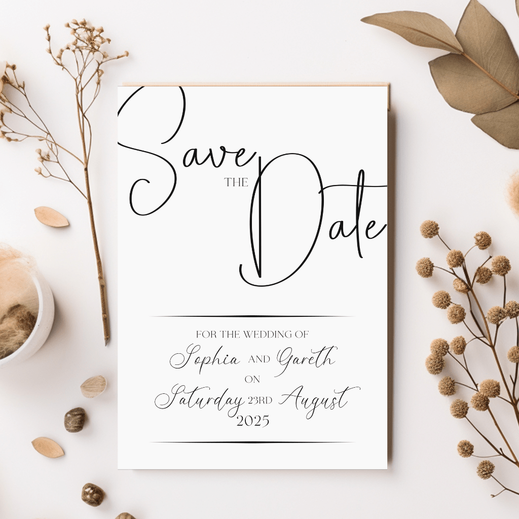 Save the Date Print - SRKD Designs